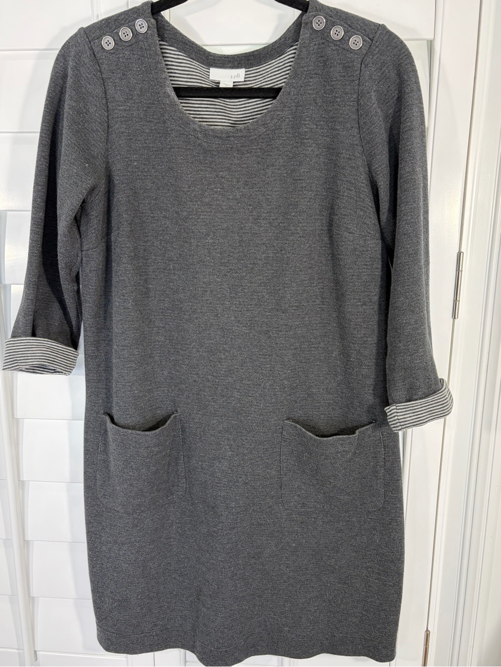 J.Jill Scoop Neck Knit Dress (S)